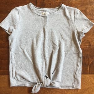 Madewell Tie Front Top